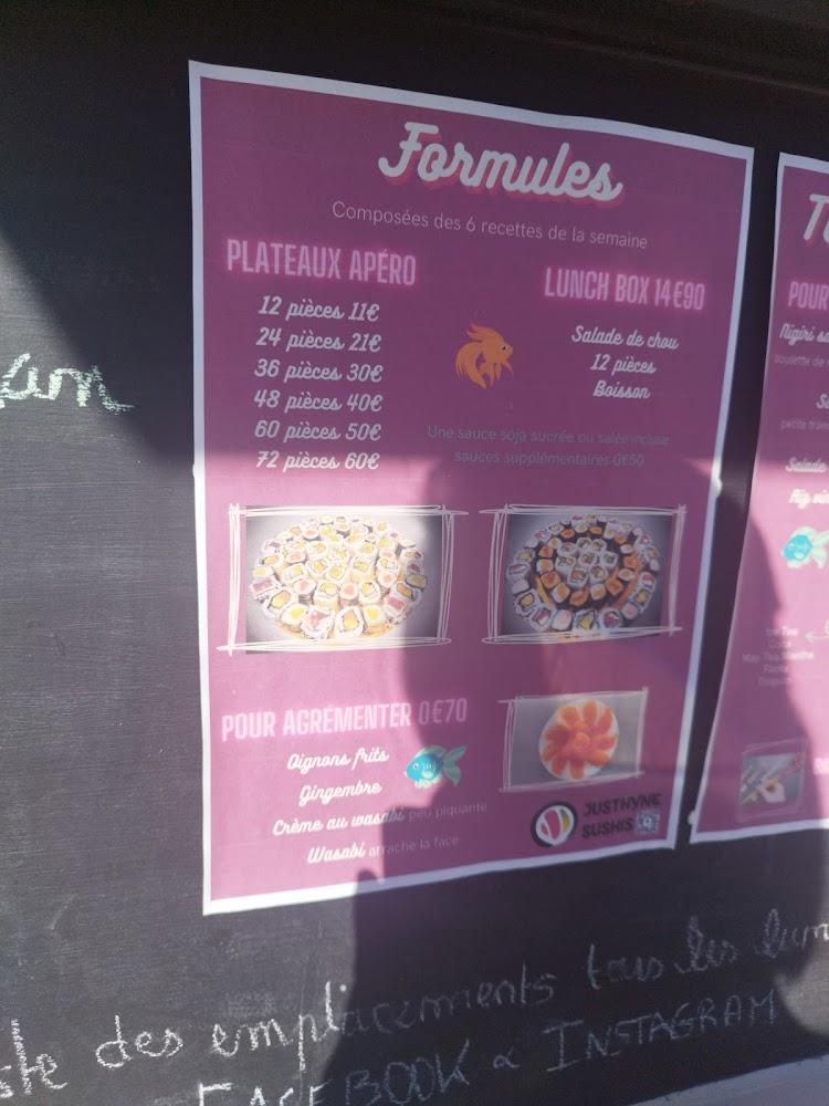Justhyne Sushis - Menu Image 1